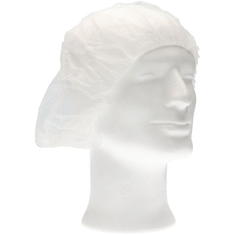 Haarnet CMT bouffant non-woven XL 58cm PP wit