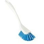 [42893] Afwasborstel  Vikan classic medium 255mm wit blauw