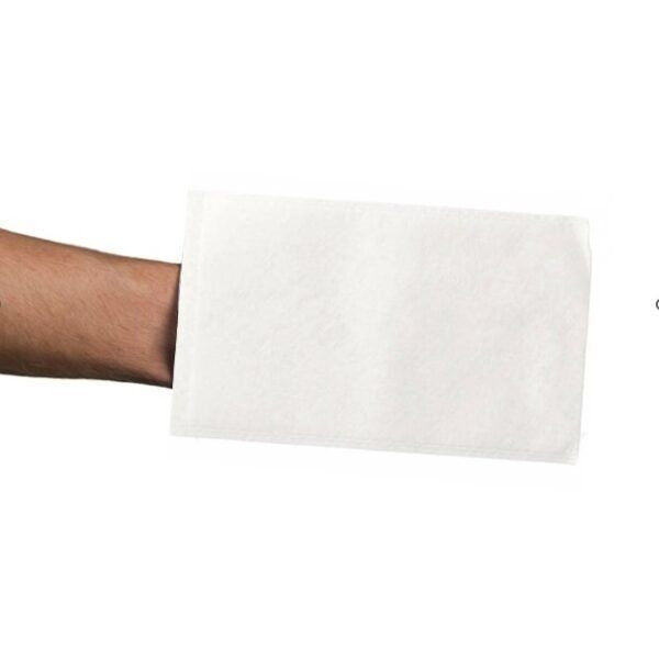 [G02101] Washand CMT Molton Non woven droog wit