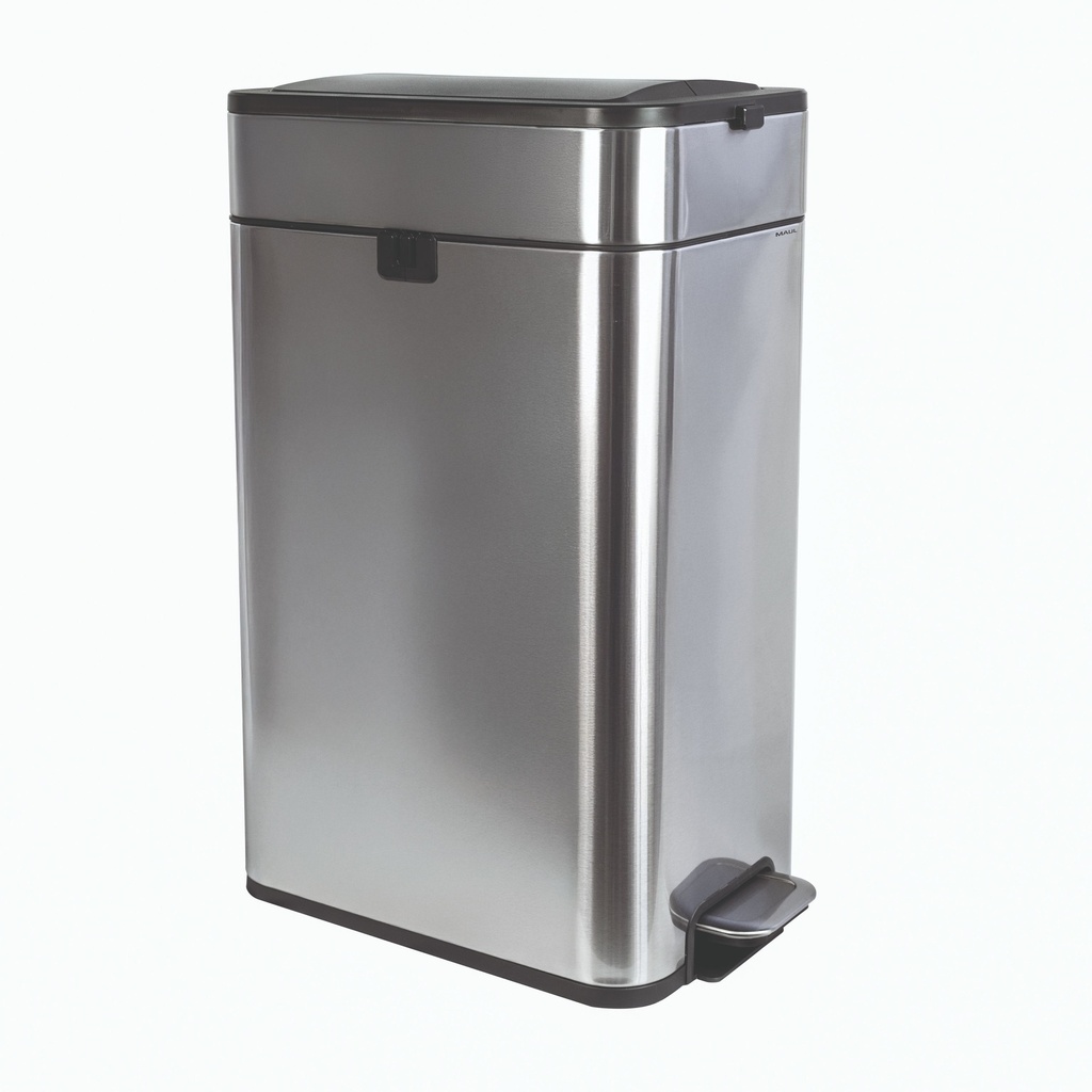[9504094] Pedaalemmer MAUL Wing 40 liter vlinderdeksel rvs