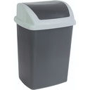 Afvalbak MAUL Swing 24 liter grijs