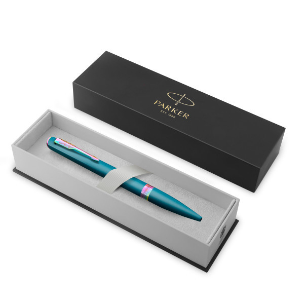 Balpen Parker Meridian RBT M groenblauw
