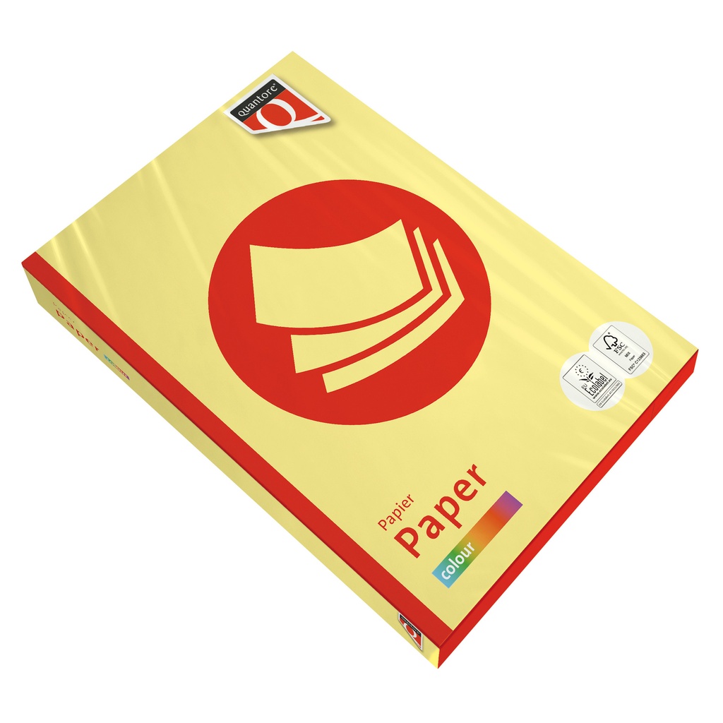 Kopieerpapier Quantore Colour A4 80gr geel