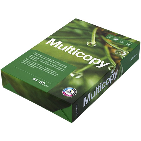 [88010021] Kopieerpapier Multicopy A4 80gr 4gaats wit