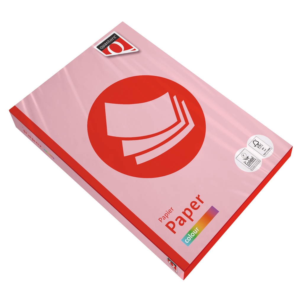 Kopieerpapier Quantore Colour A4 120gr roze