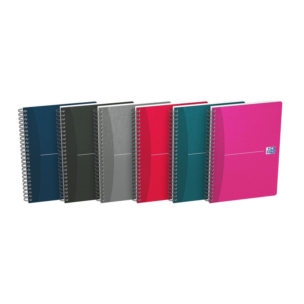 Spiraalblok Oxf Essentials A5 ln 180pag 80gr ass