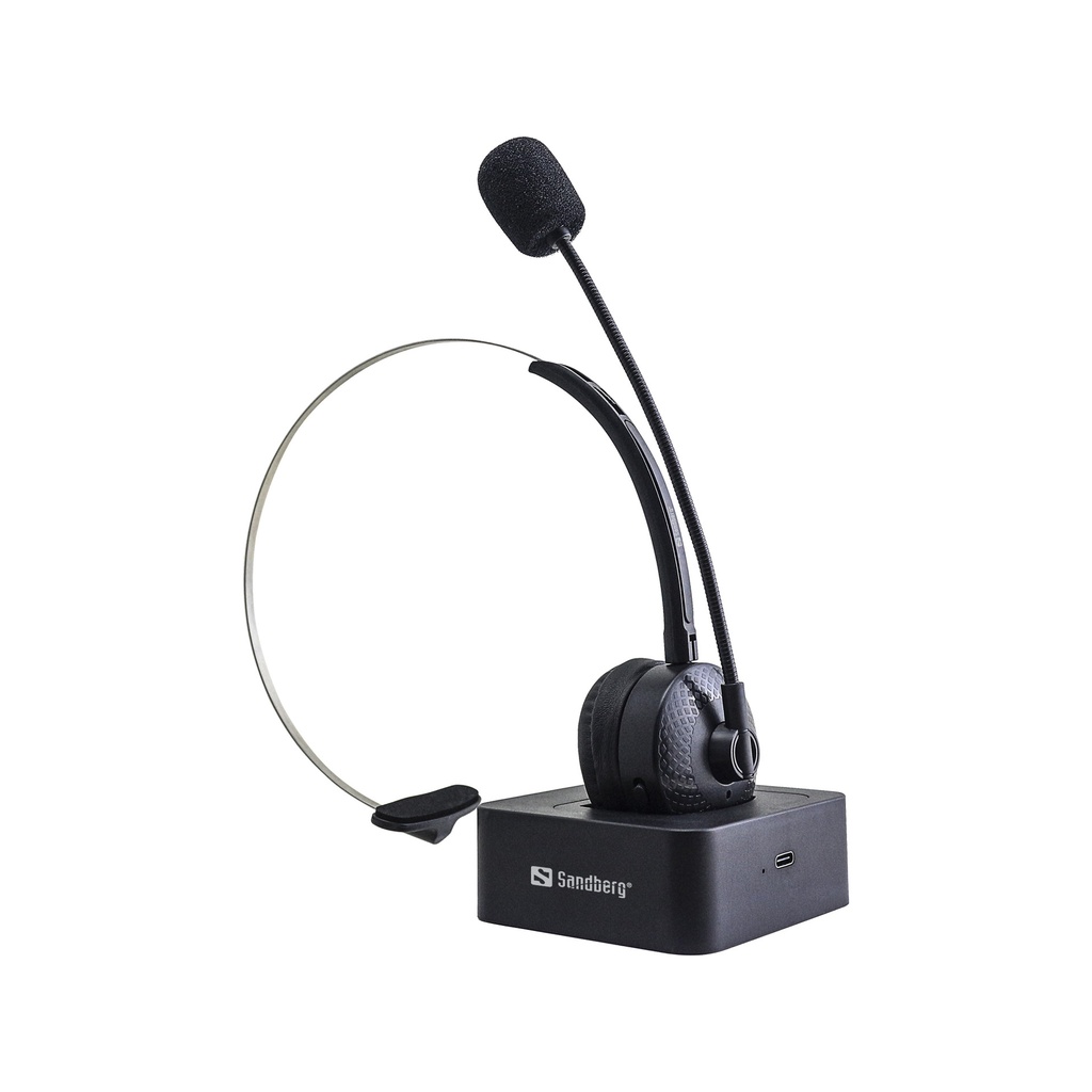 Sandberg Wireless Headset Mono + Dock