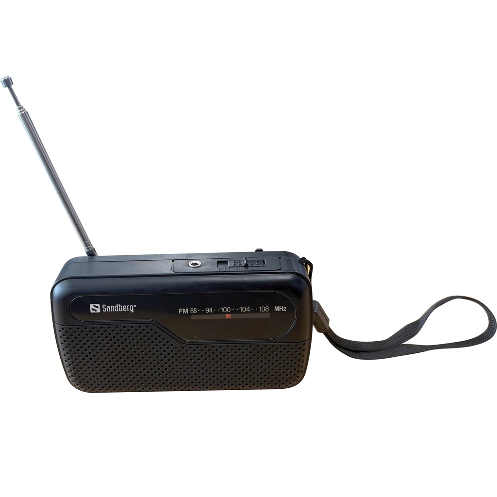 Sandberg Portable FM Radio for 2xAA