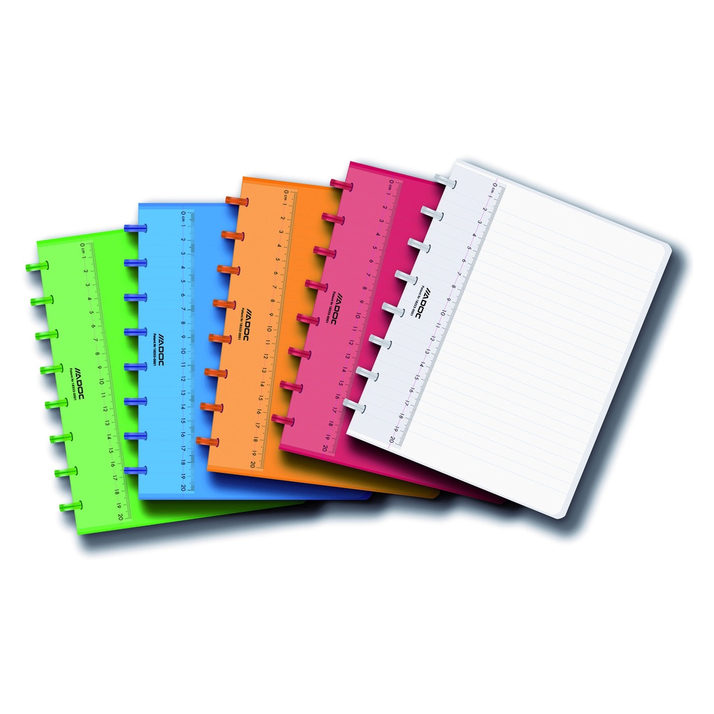 Schrift Adoc A5 lijn 144pag 90gr assorti