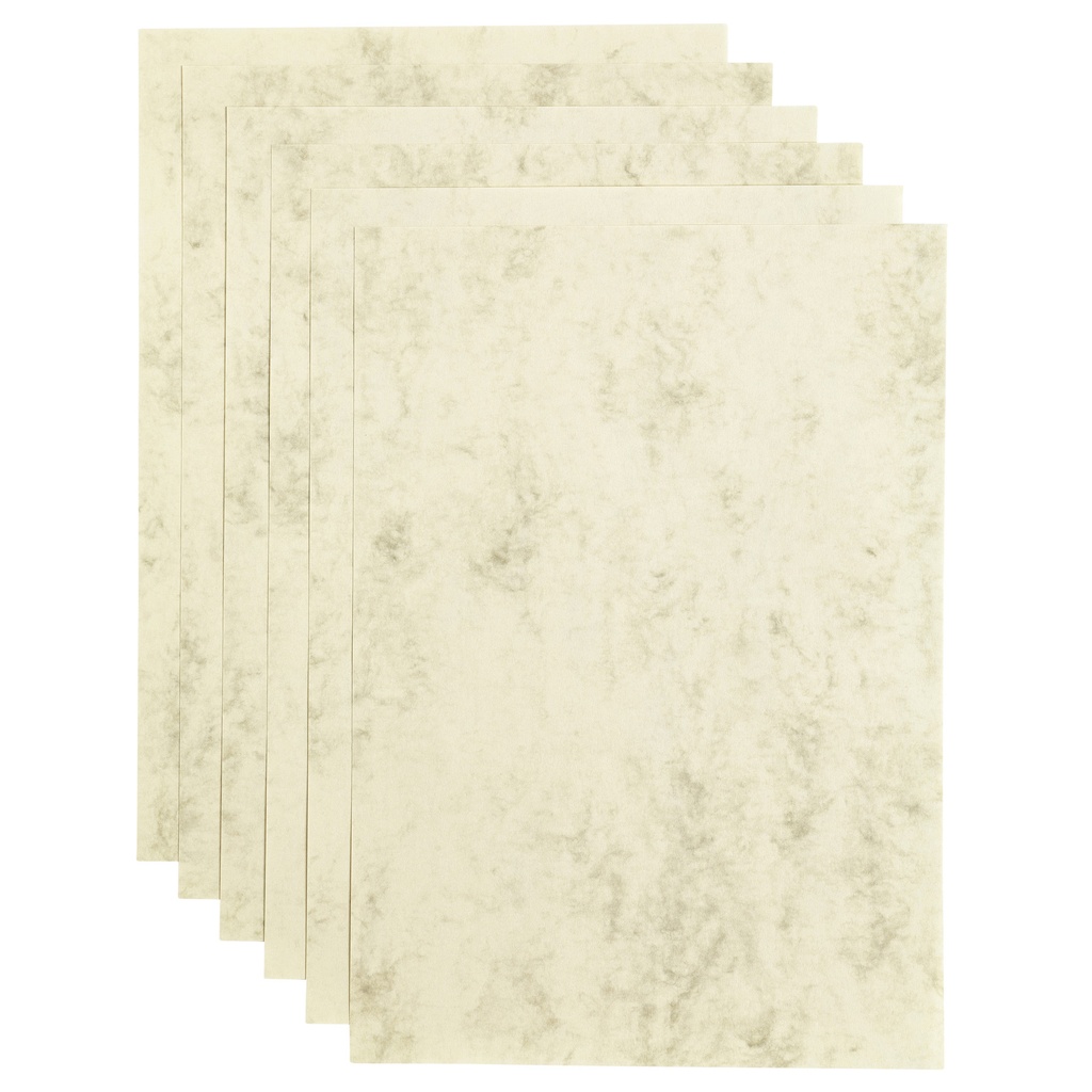 Kopieerpapier Papicolor A4 200gr marble ivoor