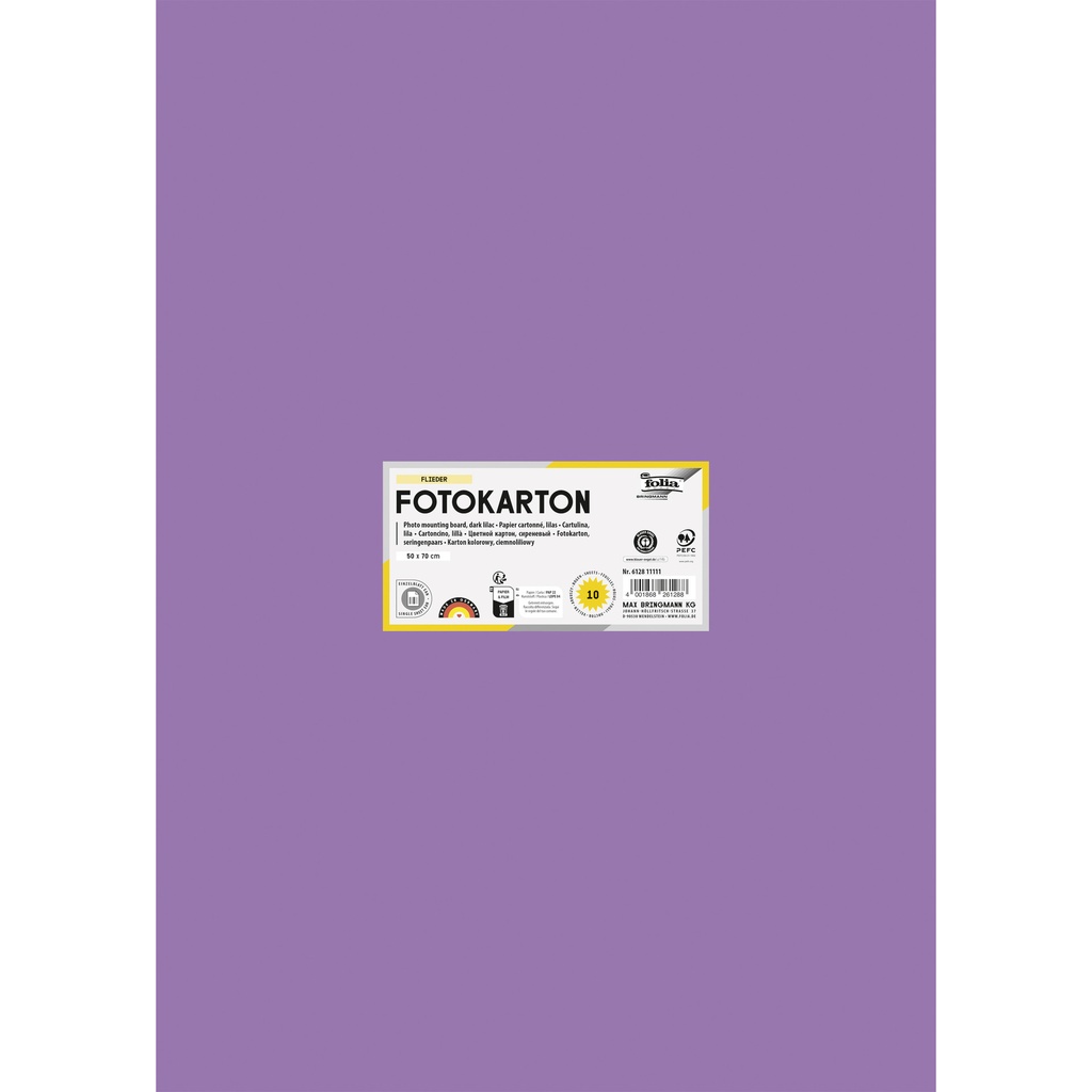 Fotokarton Folia 300gr 50x70cm 28 paars