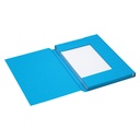 Dossiermap Secolor folio 3kl recy karton 250gr bl
