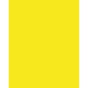 Etalagekarton Folia 1z 48x68cm 380gr nr125 geel