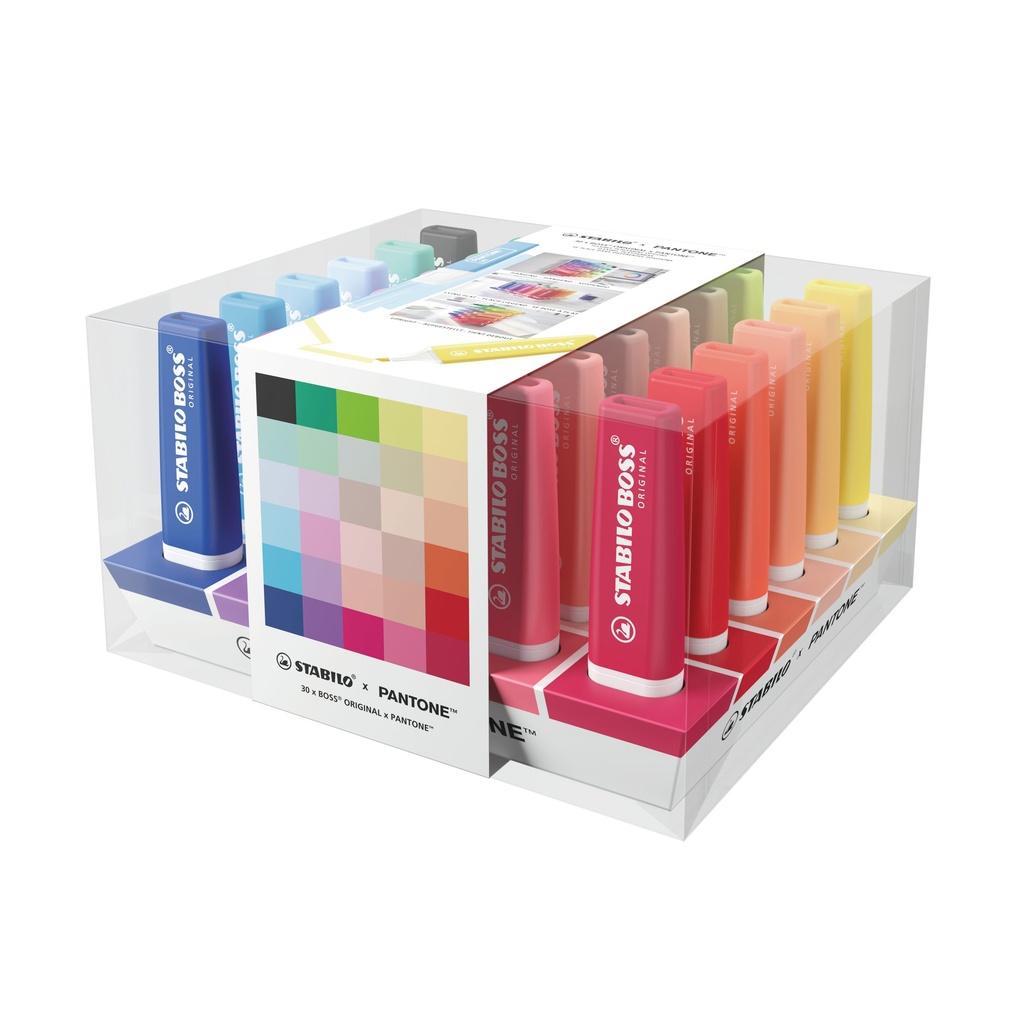 [70/30-6] Markeerstift STABILO BOSS  -  Pantone 30st assorti