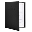 Menukaart Securit Signature A4 zwart