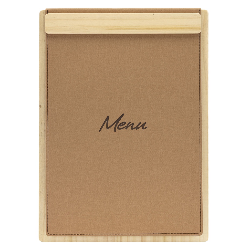 [MC-SRMA4-LT] Menukaart Securit Signature klembord A4 bruin
