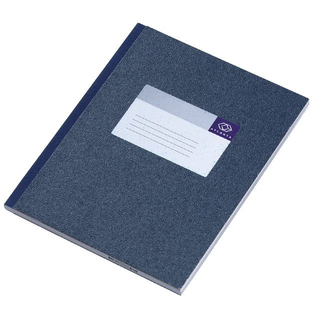 Notitieboek Djois Atl lijm 210x165 128blz lijn bl