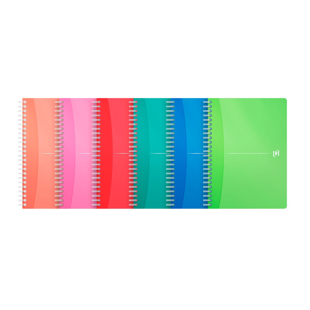 Spiraalblok Oxford mycolours A5 lijn 180pag ass