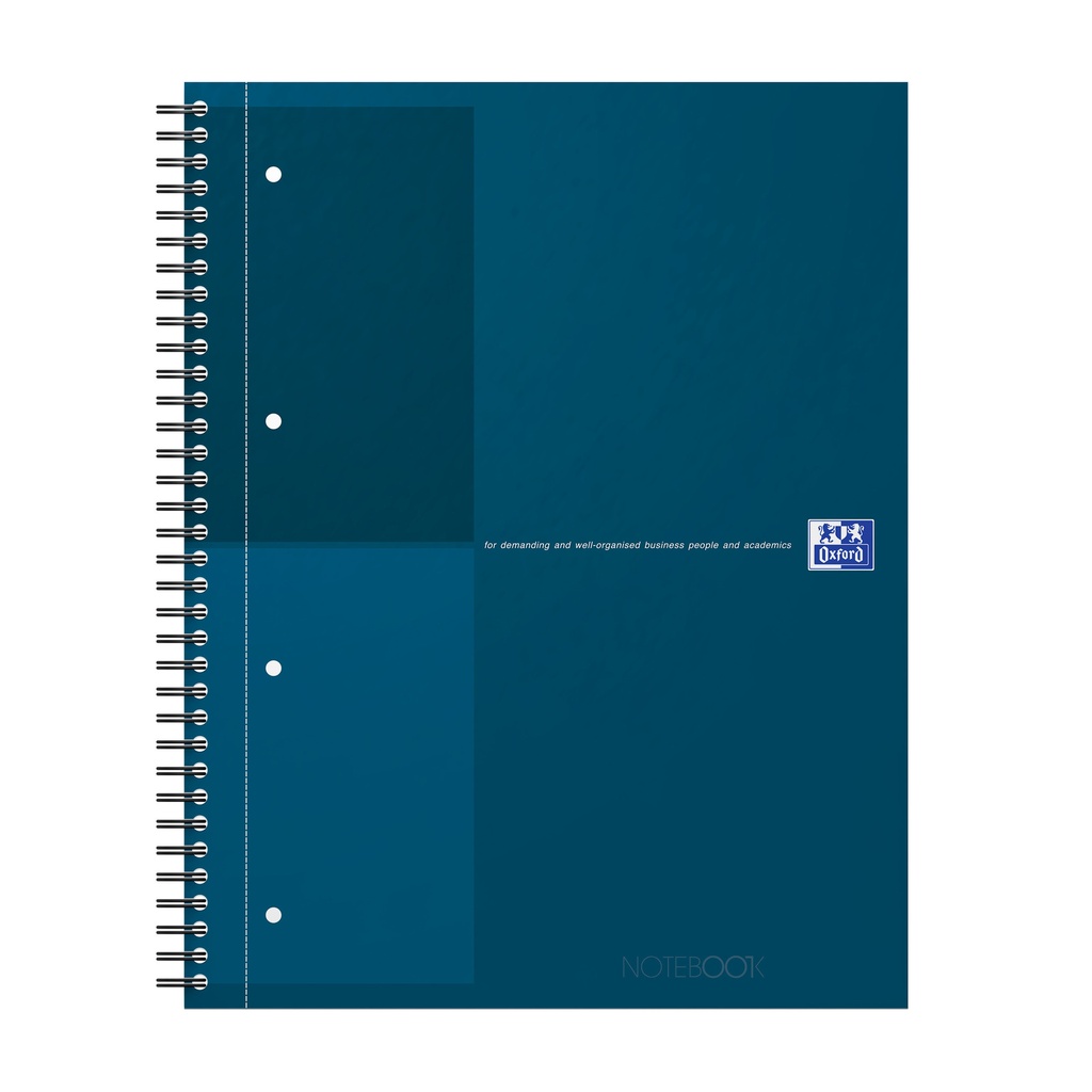 Spiraalblk Oxf International Notebk A4+ ln petr bl
