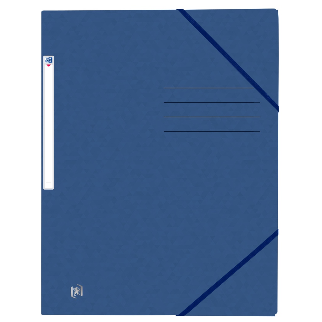 Elastomap Oxford Top File+ A4 donker blauw