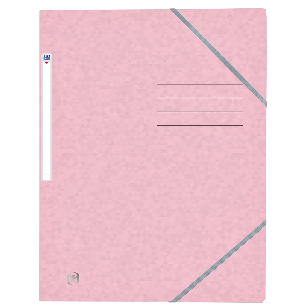 ELASTOMAP OXFORD TOP FILE+ A4 PASTEL ROZE
