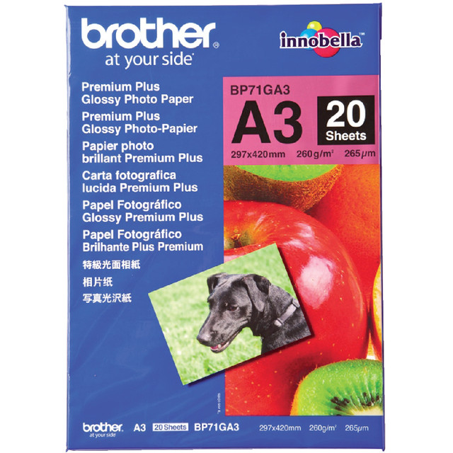 Fotopapier Brother BP-71 A3 260gr glans