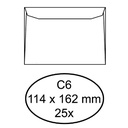 Envelop Quantore bank C6 114x162 80gr wt
