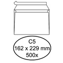 Envelop Hermes bank C5 162x229 zk 500st wit