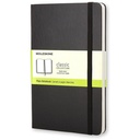 Notitieboek Moleskine pocket 90x140mm blanco zwart