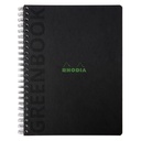 Notitieboek Rhodia Greenbook recycled A4+ lijn hc