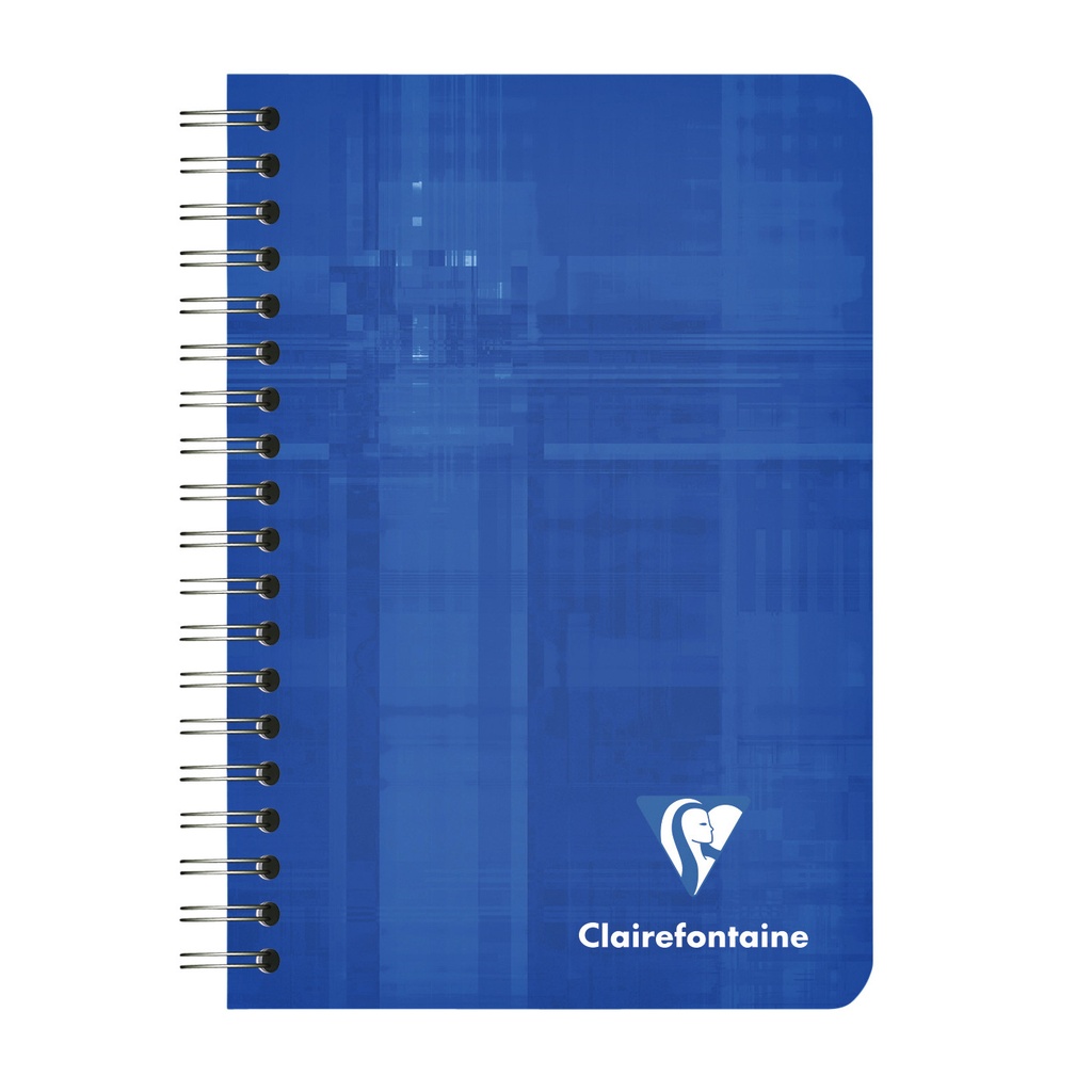 Notitieboek Clairefontaine 95x140 5x5 100blz ass