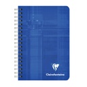 Notitieboek Clairefontaine 95x140 5x5 100blz ass