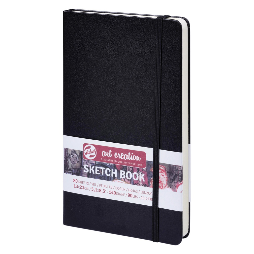 Schetsboek Talens Art Creation zwart 13x21 cm