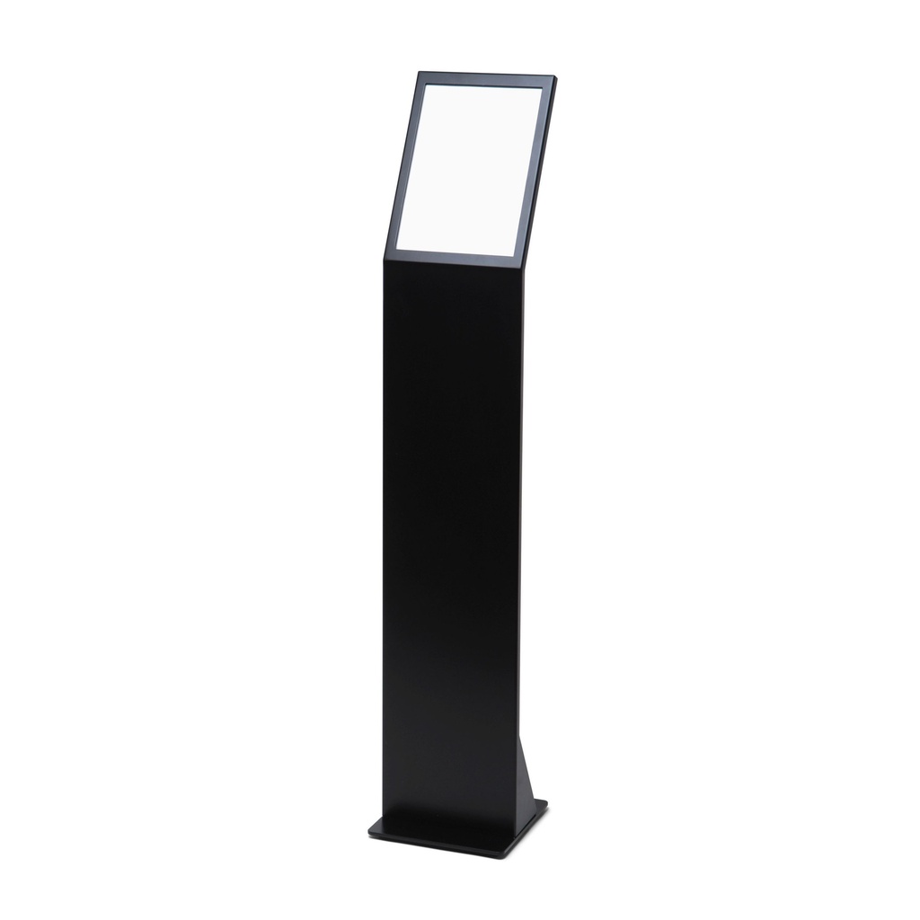[MBMA4PC9005QUA] Menustandaard Office magnetisch acryl vak A4 zwart