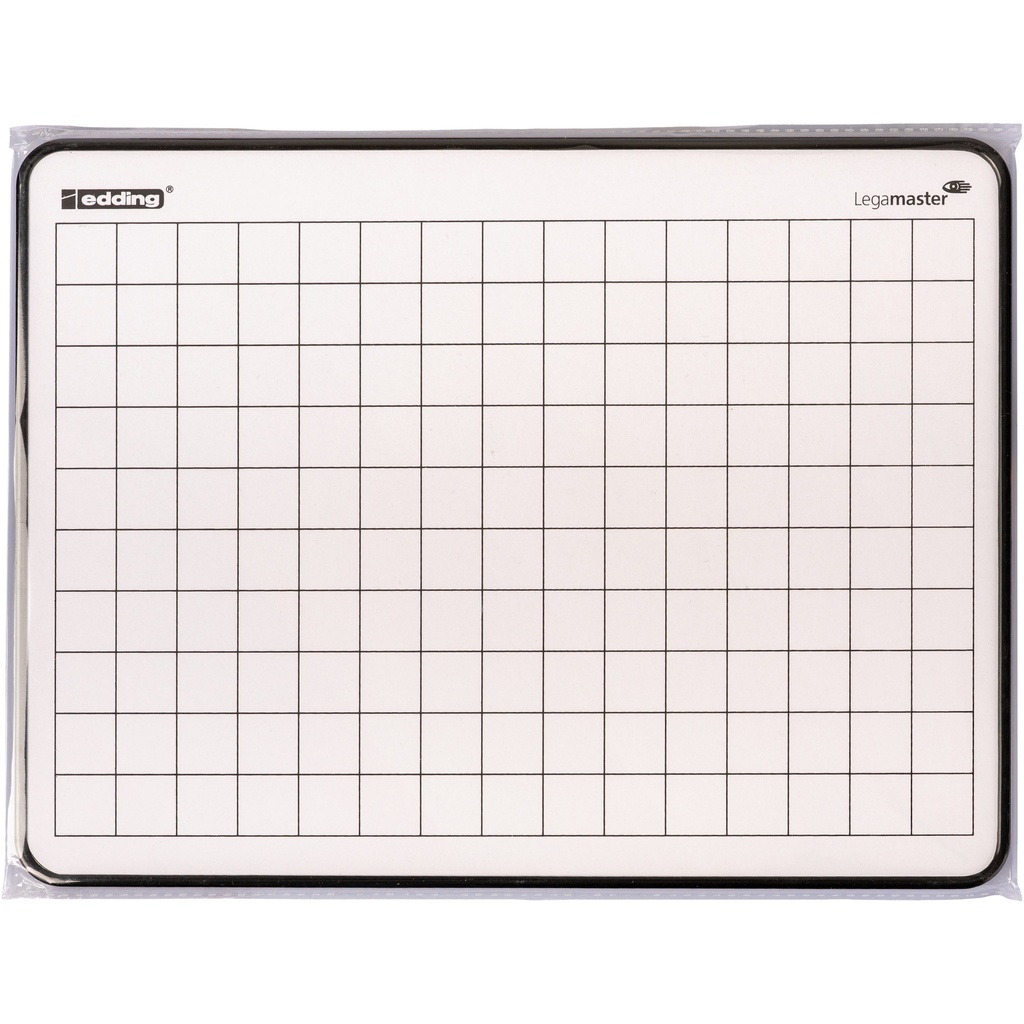 Wisbord Legamaster melamine geruit-blanco