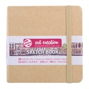 Schetsboek Talens Art Creation 120x120mm kraft