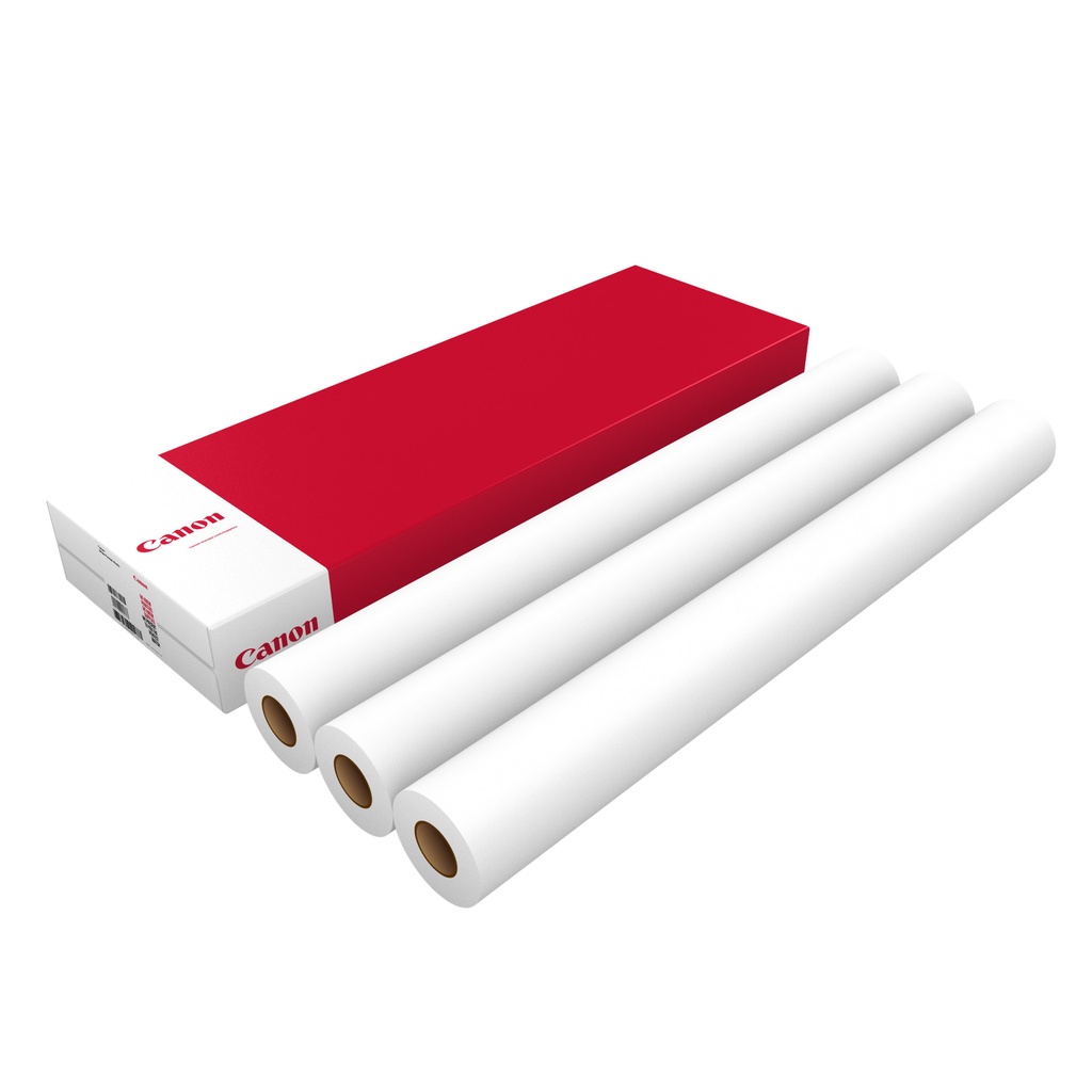 Inkjetpapier Canon 914mmx50m 90gr standaard 3 rol