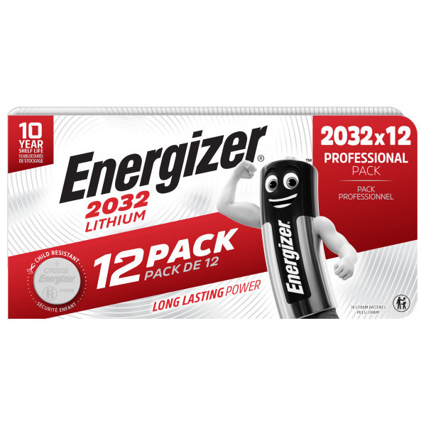 Batterij Energizer 12x CR2032 lithium