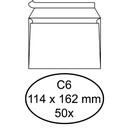 Envelop Quantore bank C6 114x162 80gr zk wt