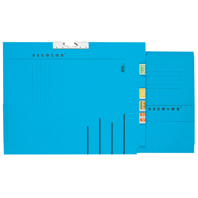 Verzamelmap Djois Secolor A4 lateraal recycled bl