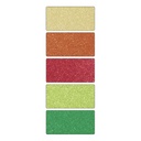 Glitterkarton Folia 50x70cm 300gr 5vel orient ass
