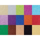 Glitterkarton Folia 50x70cm 300gr 15vel 15kleuren