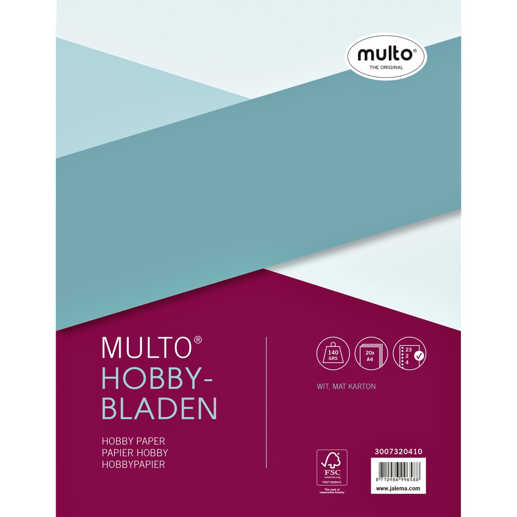 Interieur Multo 23-gaats hobbypapier