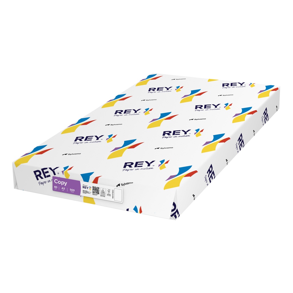 Kopieerpapier Rey Copy A3 80gr wit