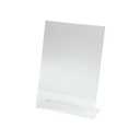 Tafelstandaard Sigel glashelder A4 schuin