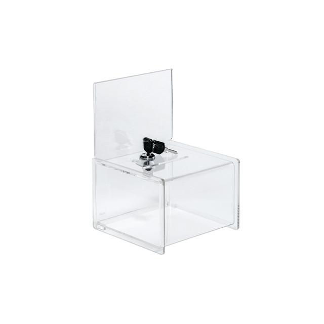 [VA151] Actiebox Sigel transp met slot 15x22x15mm insteek