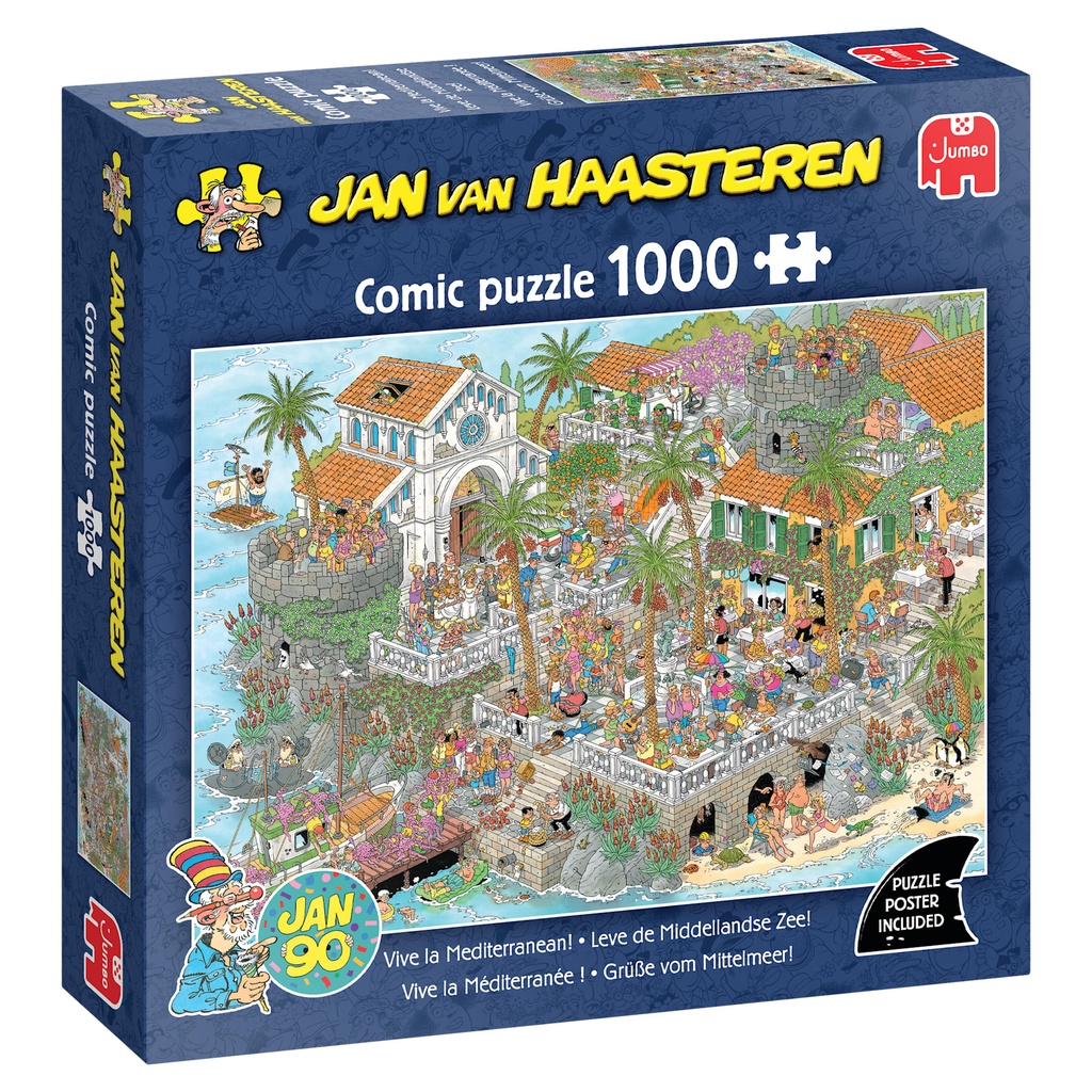 [1110100880] Jan van Haasteren Leve de Middellandse Zee 1000st