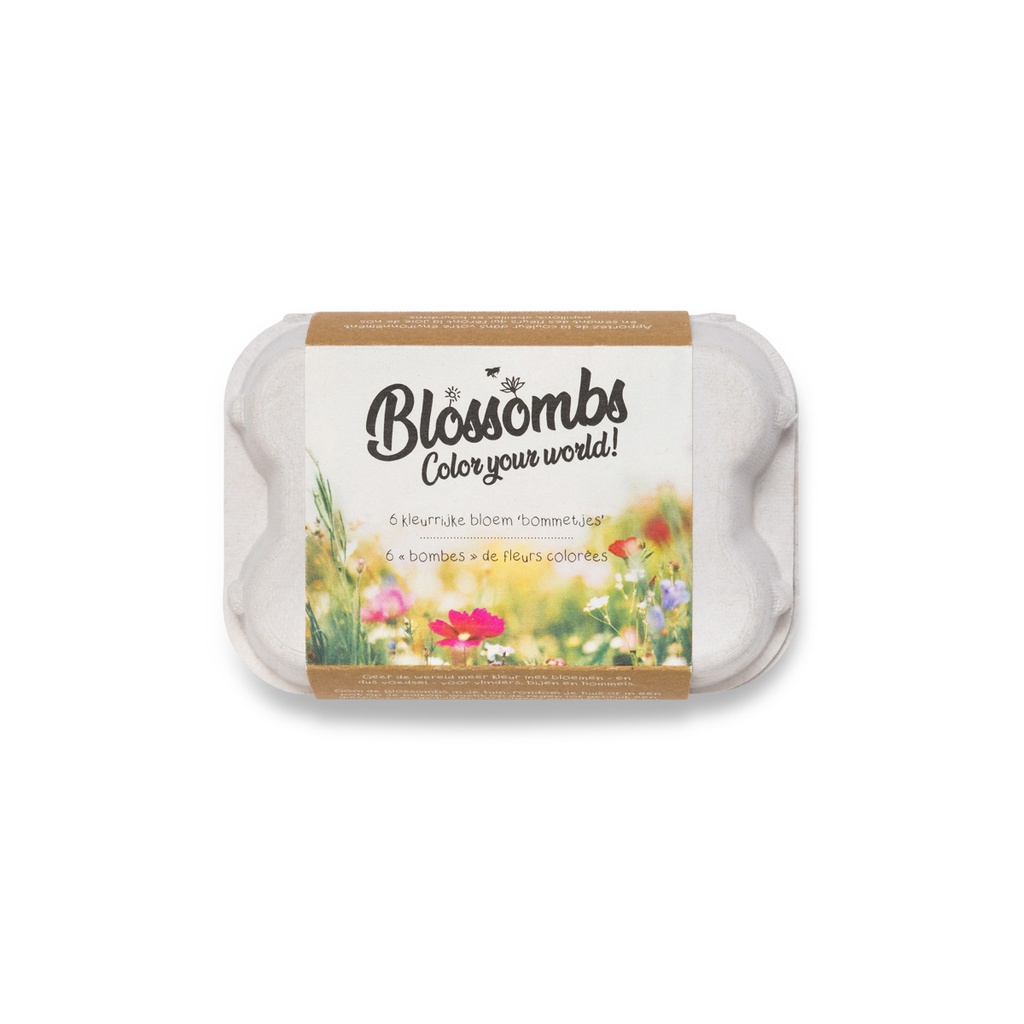 [100004] Giftbox Blossombs eierdoosje à 6 zaadbommetjes