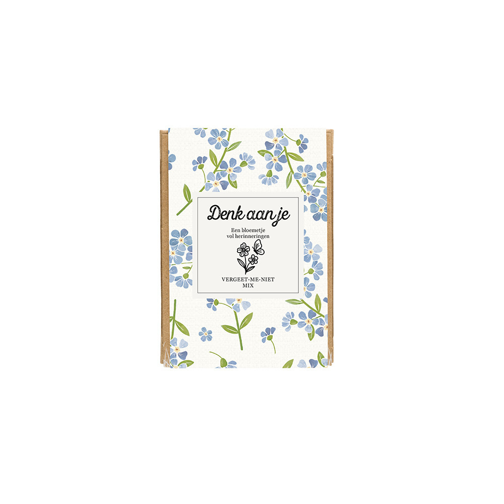 Giftbox Blossombs Vergeet me niet 4 zaadbommetjes