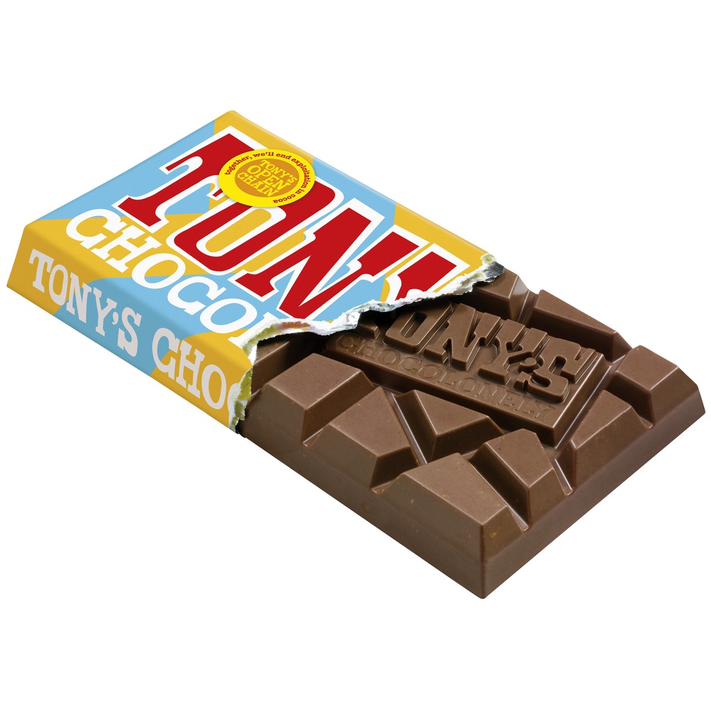 [BNXBMRC180] Chocolade Tonys Chocolonely melk kar gepof rijst